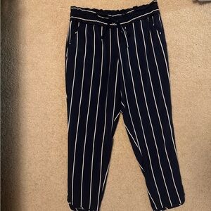 Zara Blue Striped Trousers